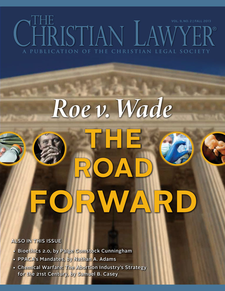 The Christian Lawyer - Fall 2013