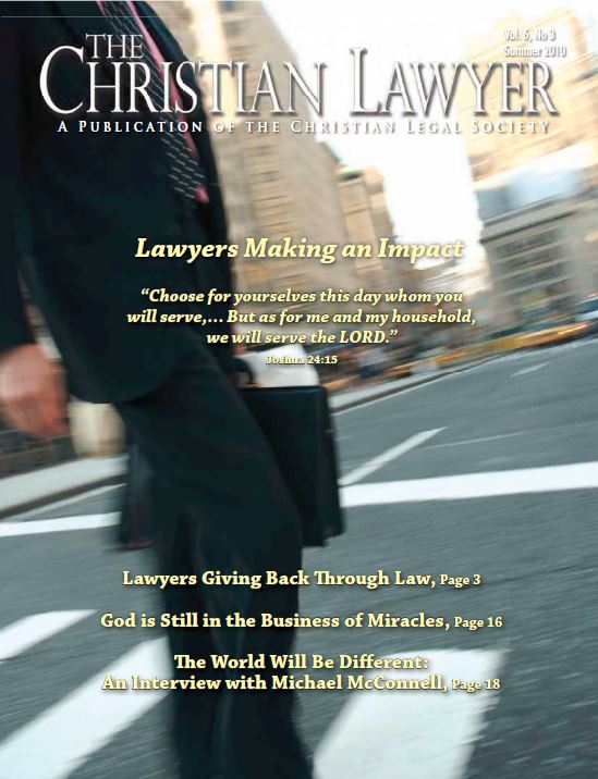 2010 Summer Christian Lawyer