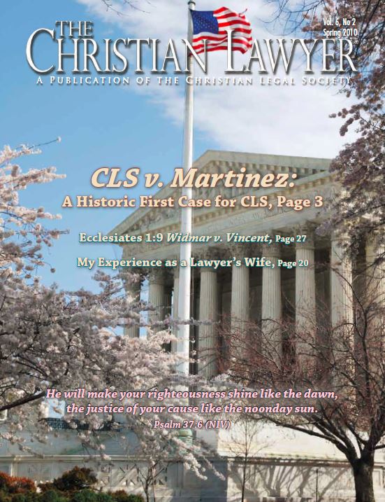 2010 Spring Christian Lawyer